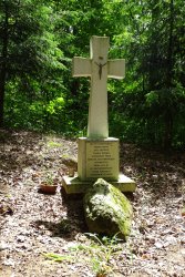 Krzyż upamiętniający bitwę polsko-turecką.