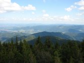 Widok z platformy na Radziejowej