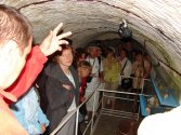 Chełm, Podziemia Kredowe - stoimy pod studnią miejską
