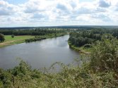 Drohiczyn. Góra Zamkowa - widok na Bug.