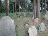 Kruszyniany. Mizar czynny do dnia dzisiejszego. Jest główną nekropolią polskich Tatarów. Napisy na nagrobkach są w języku polskim, arabskim i rosyjskim. Stare nagrobki to 2 kamienie, na jednym tym u wezgłowia jest napis nagrobny, drugi mniejszy w nogach.