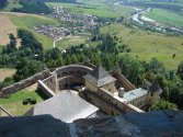Widok z wieży zamkowej