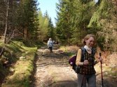 Rozdroże Izerskie - Rozdroże pod Świerkowcem; szlak niebieski