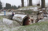 Stanowisko baterii dział na cmentarzu w Bibicach